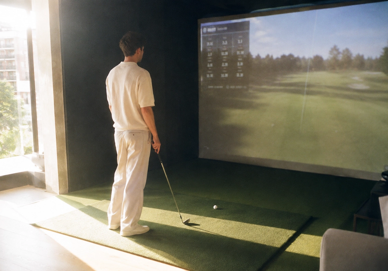 How to practise in a golf simulator and actually improve on the course