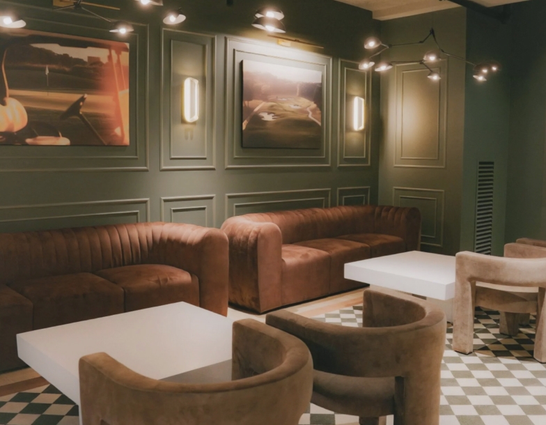 Oslo Golf Lounge, true to its name