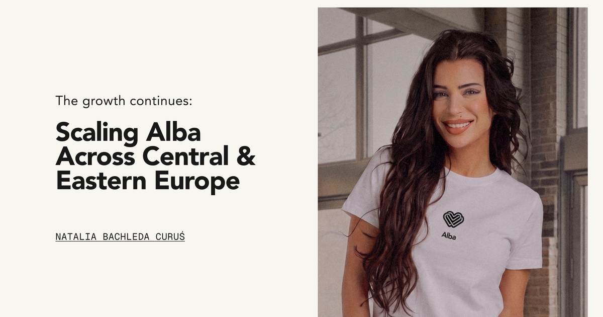 Alba Hires Natalia Bachleda Curuś to drive Central & Eastern Europe Expansion - article cover image