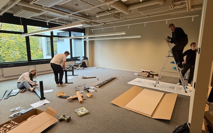 Moving in to new offices
