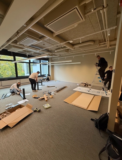 Moving in to new offices