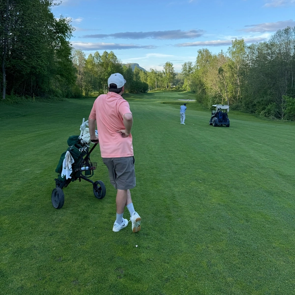 At the course