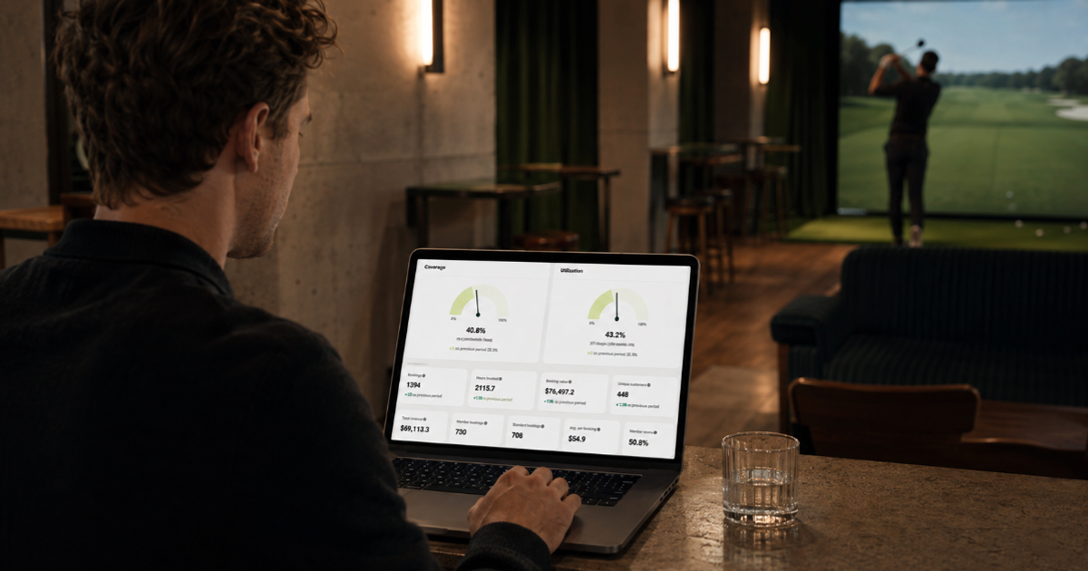 How to Increase Golf Simulator Bay Utilisation - article cover image