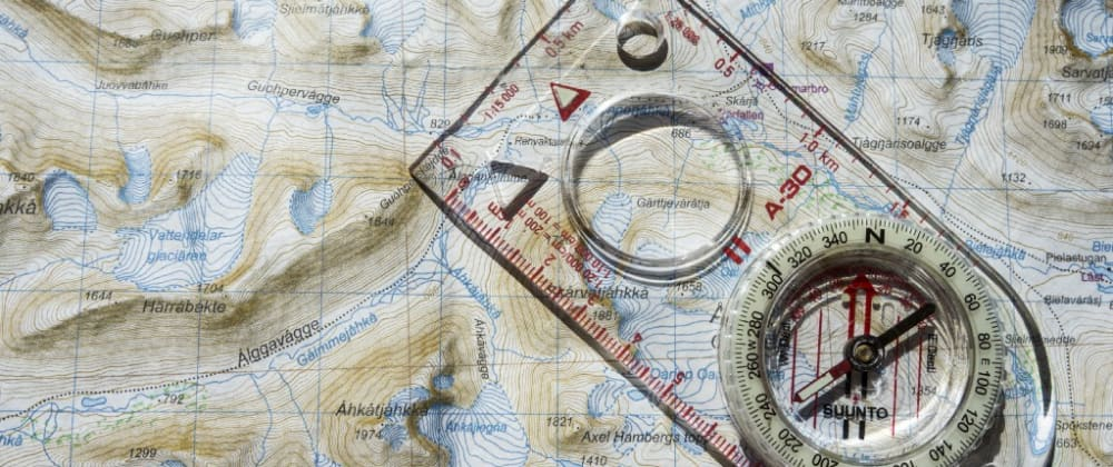 A map and compass