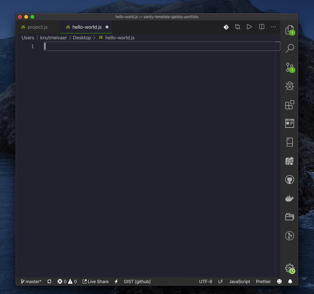 Animated GIF showing how to record with LICEcap