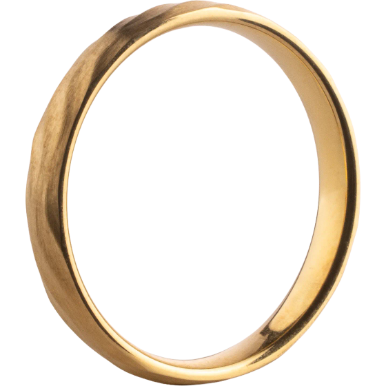 Goldring mit aufwendiger Granulationstechnik