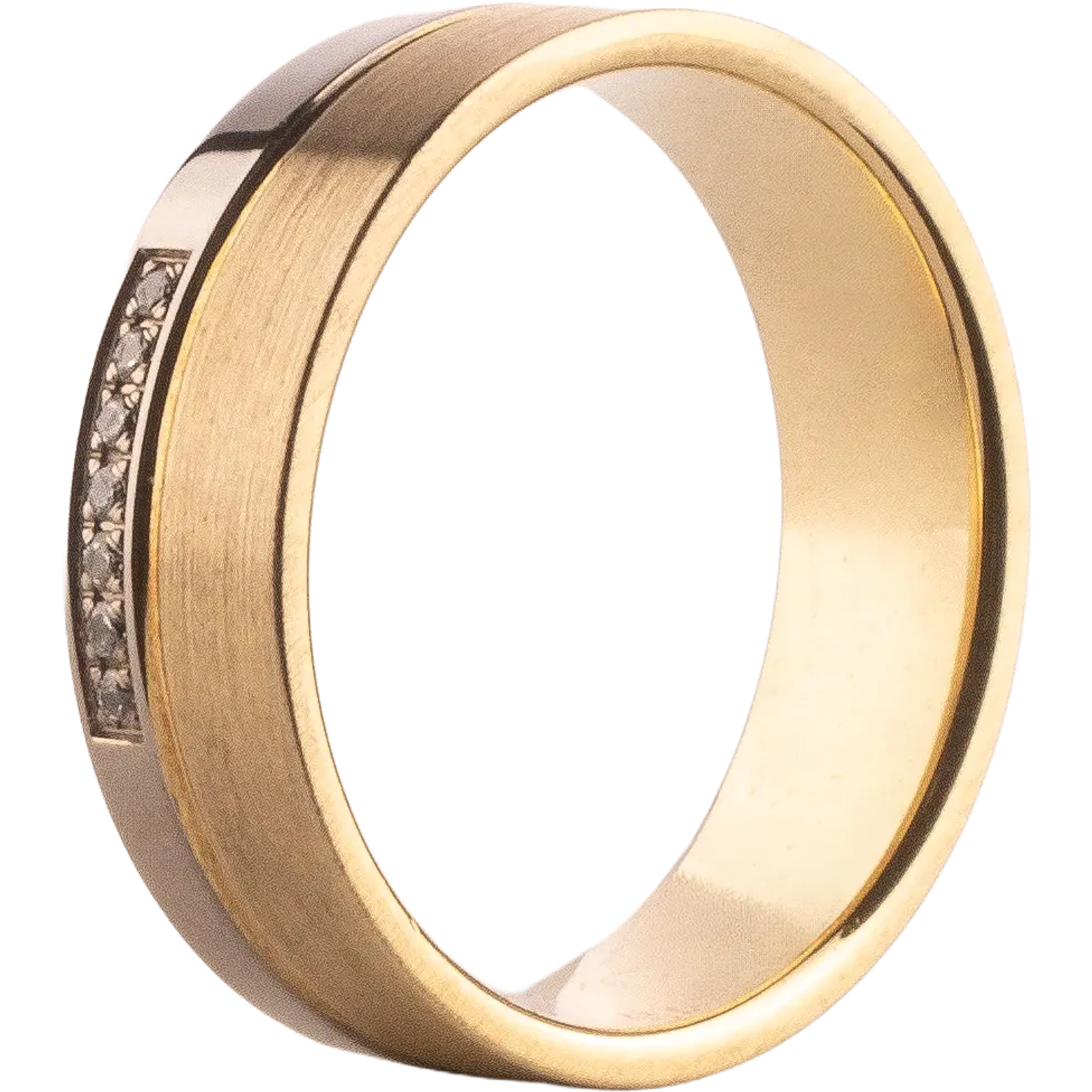 Diamantring mit Pavé-Besatz aus Brillanten in Weißgold
