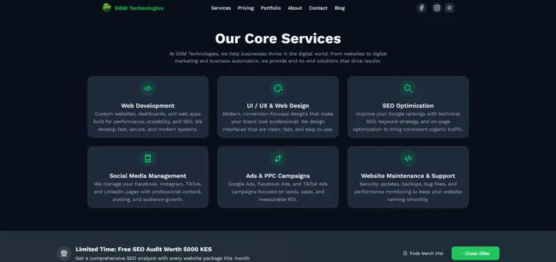 ggm services section