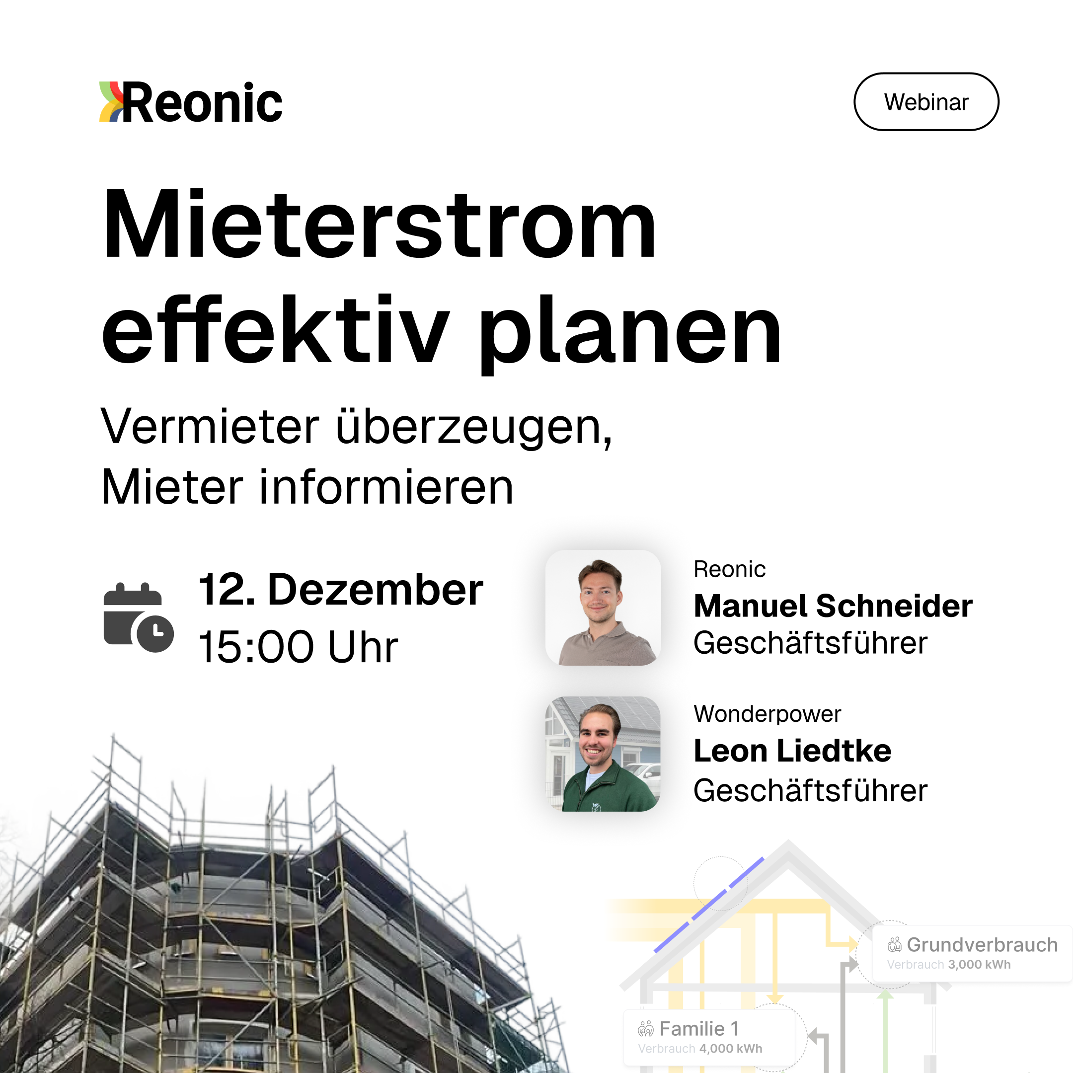Reonic Webinar | Mieterstrom effektiv planen