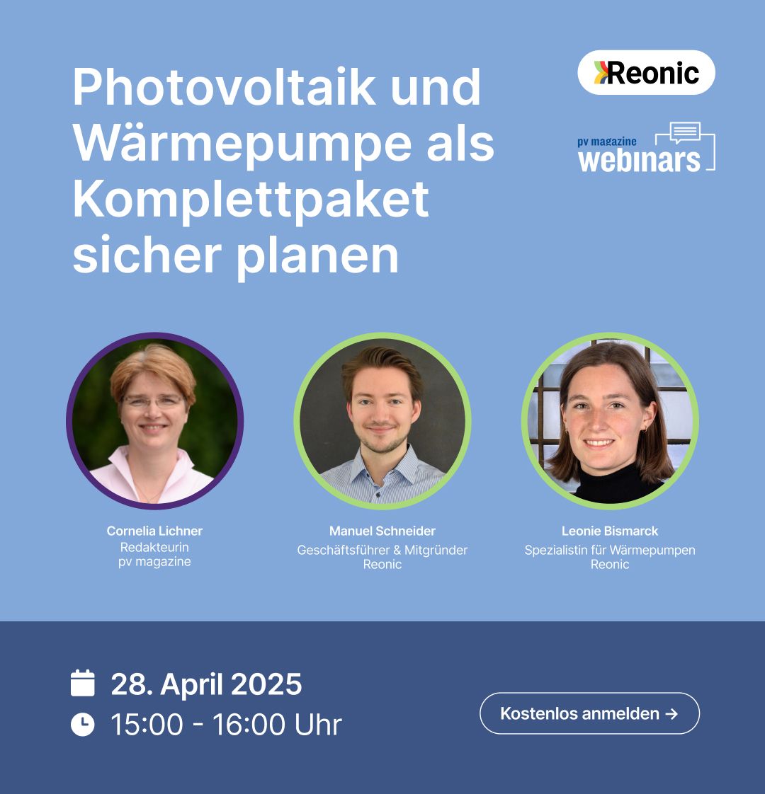 Kombinierte Planung von Photovoltaik und Wärmepumpe