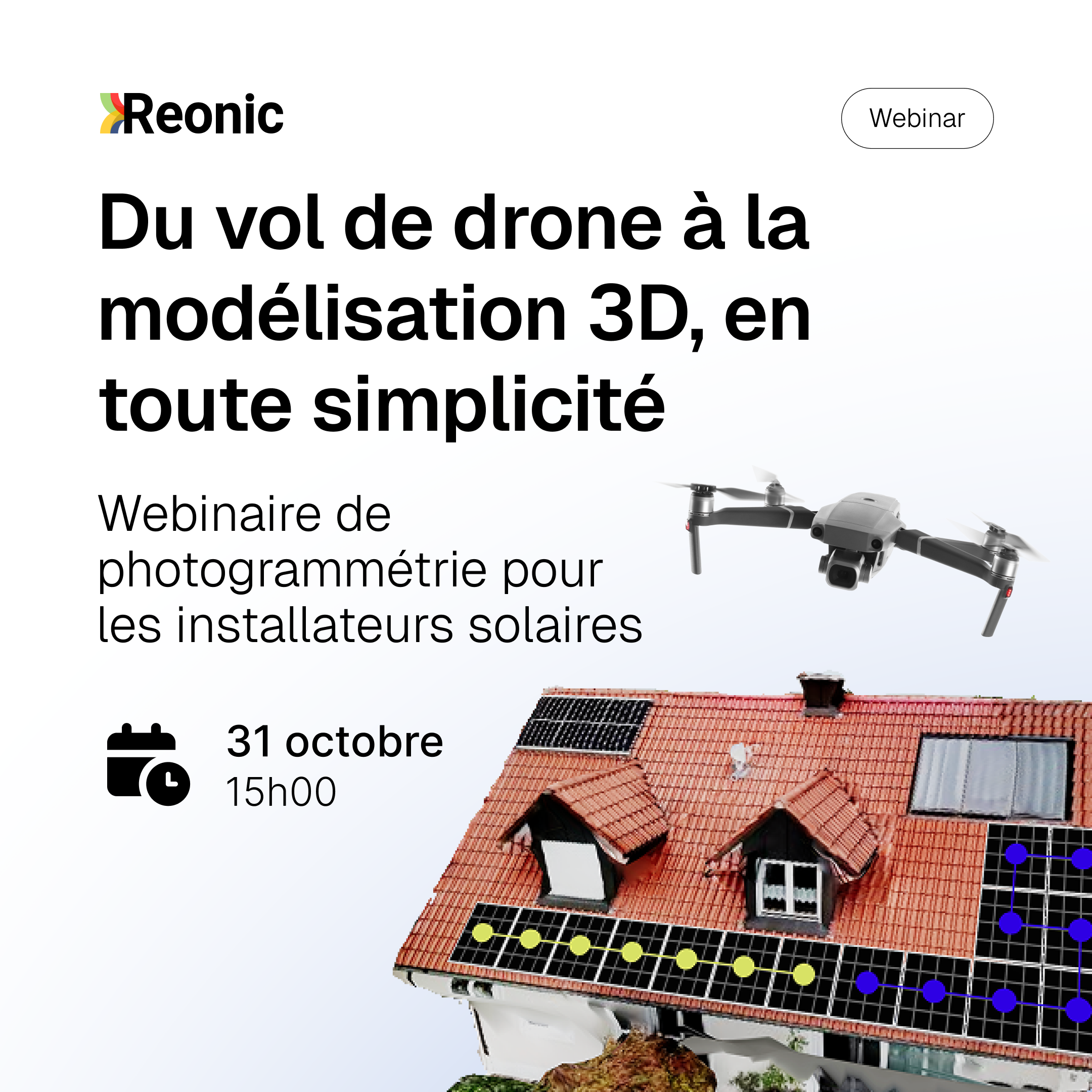 Générez des modèles 3D précis à partir de photos drone