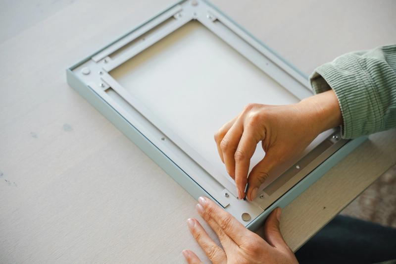 3. Festklicken & justieren