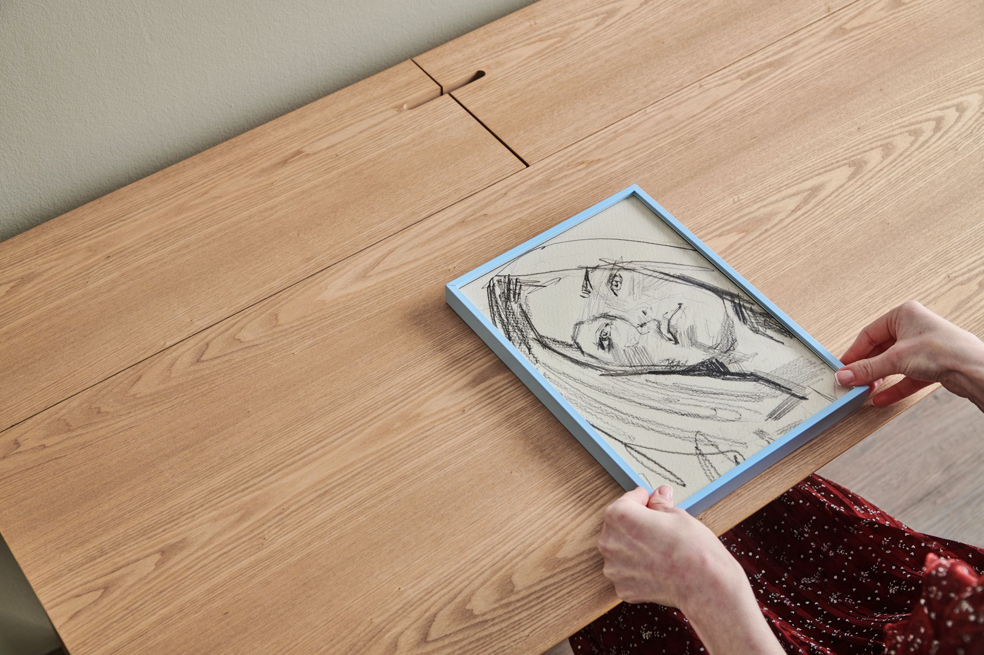 3. Sichtrahmen einklicken