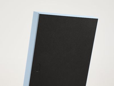 Rückwand in Schwarz