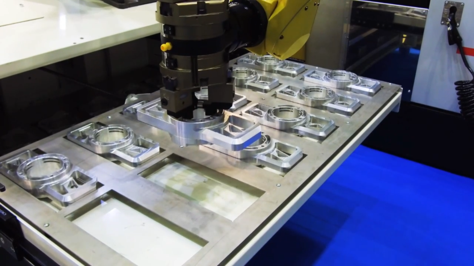 CNC machine loading video