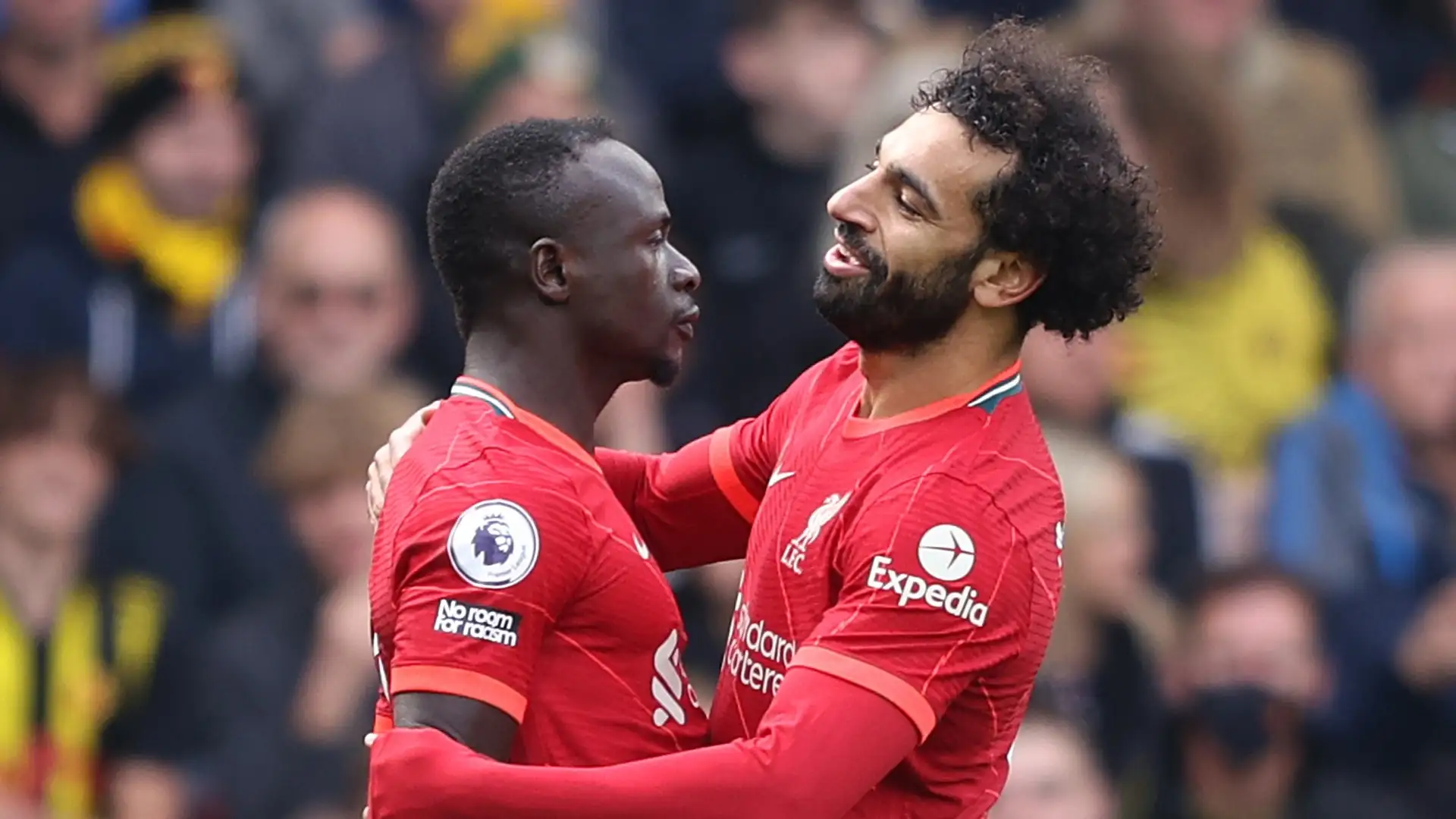 Sadio Mane considers his competition with Mohamed Salah, his former teammate at Liverpool.
