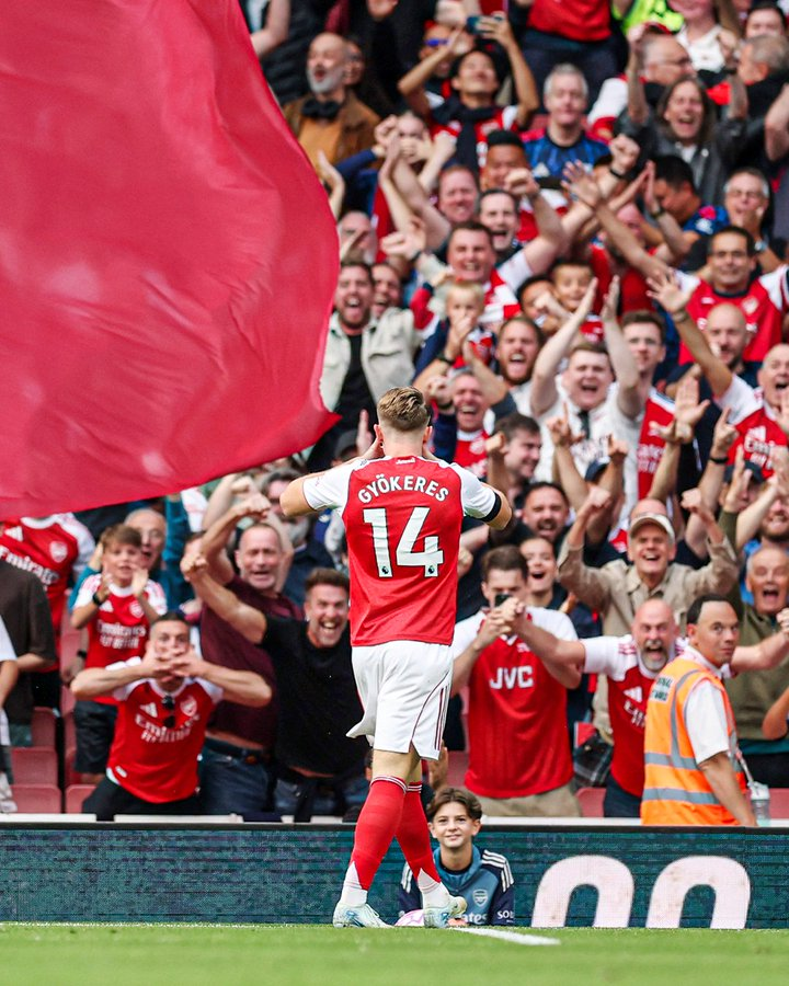 The perfect Saturday for Arsenal!   🔴⚪️ Viktor Gyökeres scores his first goals for Arsenal as the Gunners easily overcome Leeds 5-0 at the Emirates.