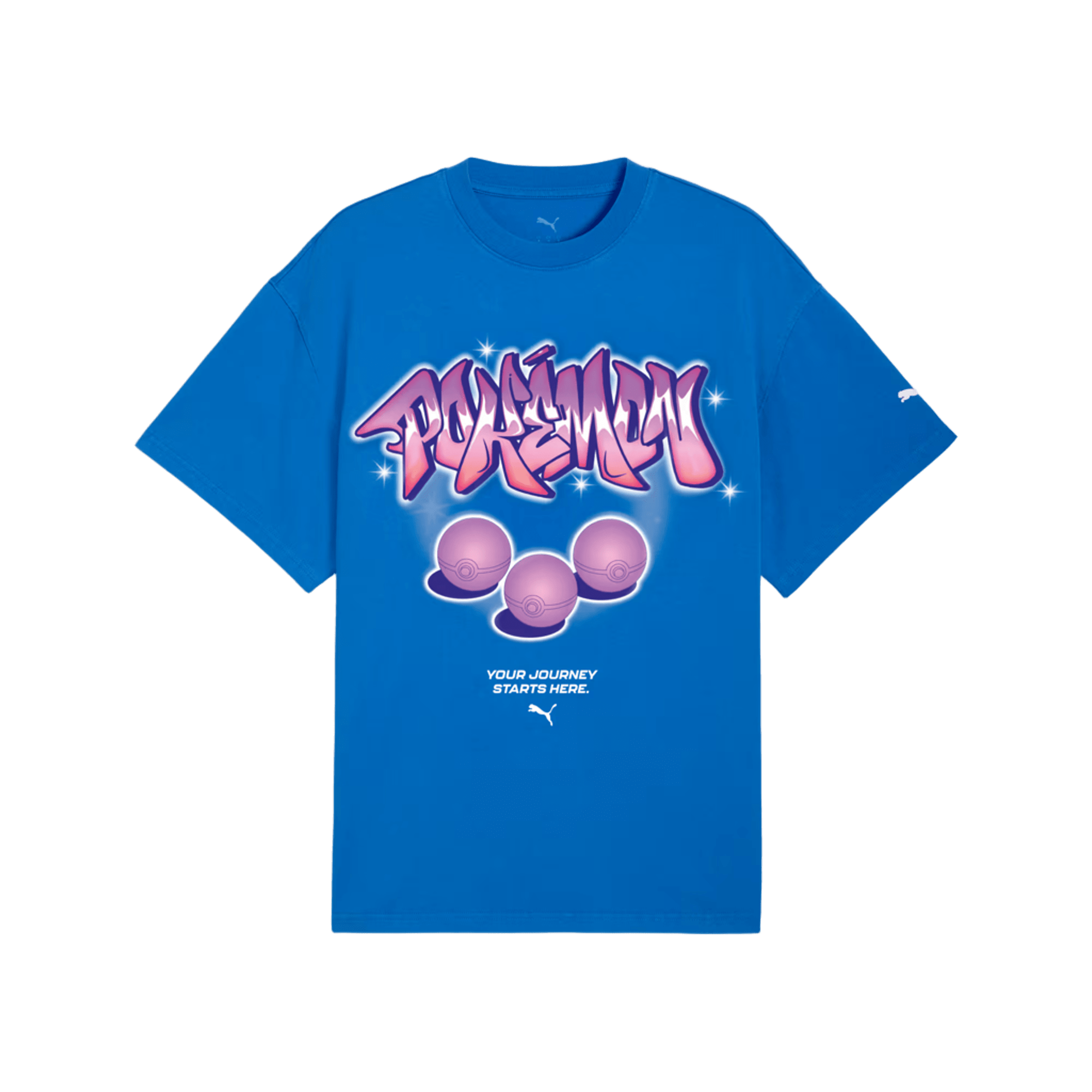 POLERA AZUL OVERSIZE KANTO - PUMA x POKÉMON