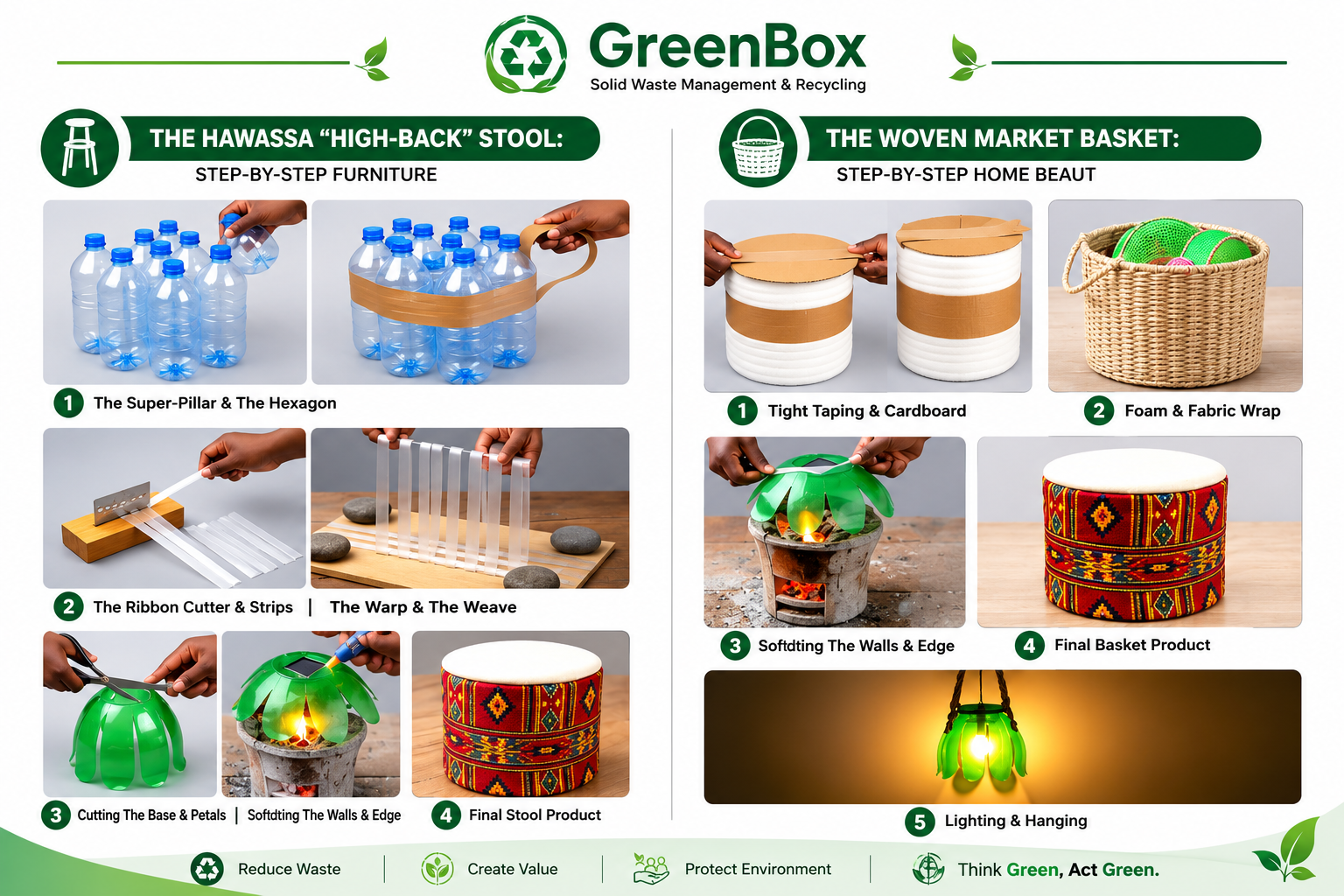 Plastic Waste Handcrafting (PET handcrafting)