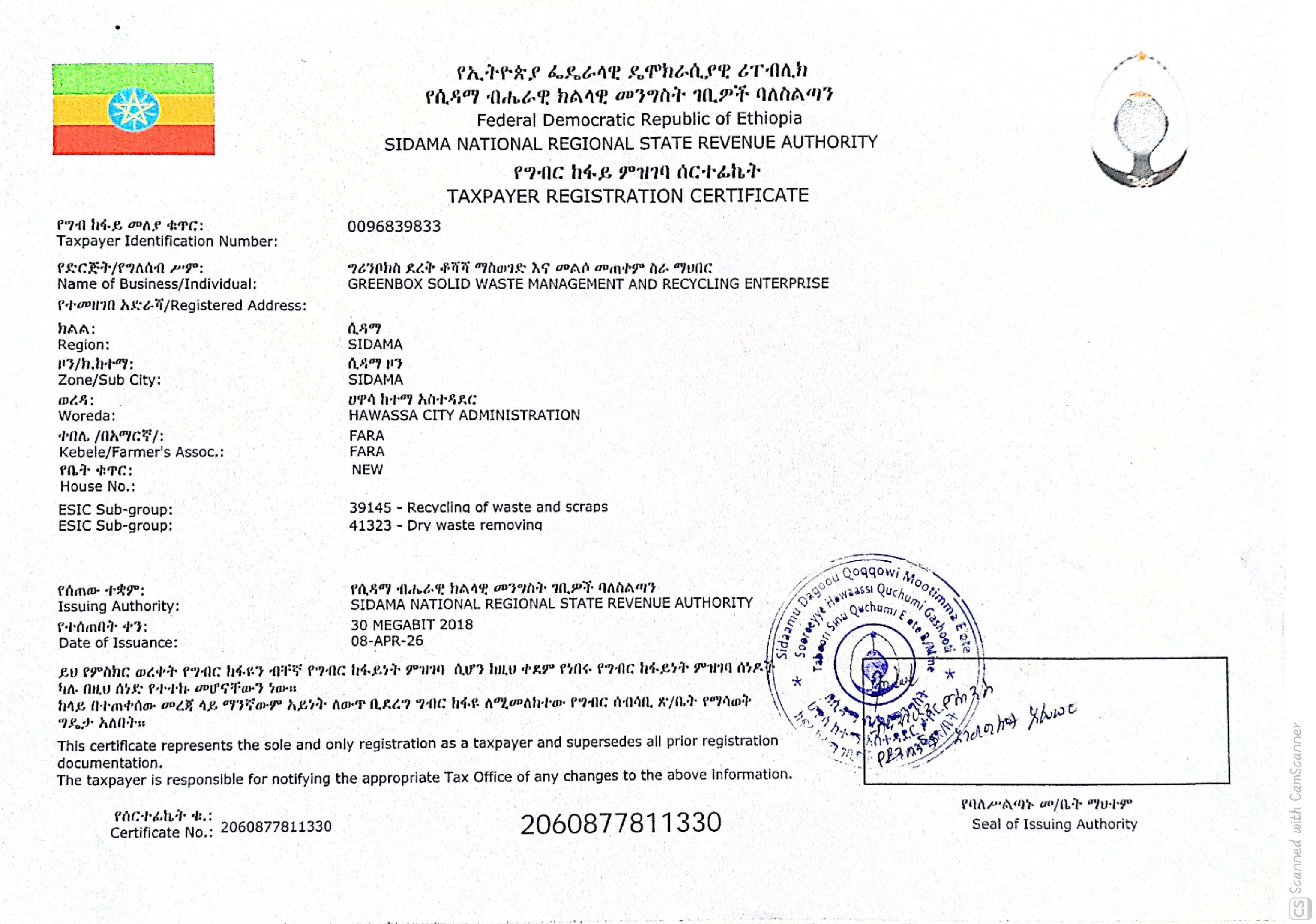 Sidama National Regional State Enterprises Development Agencys