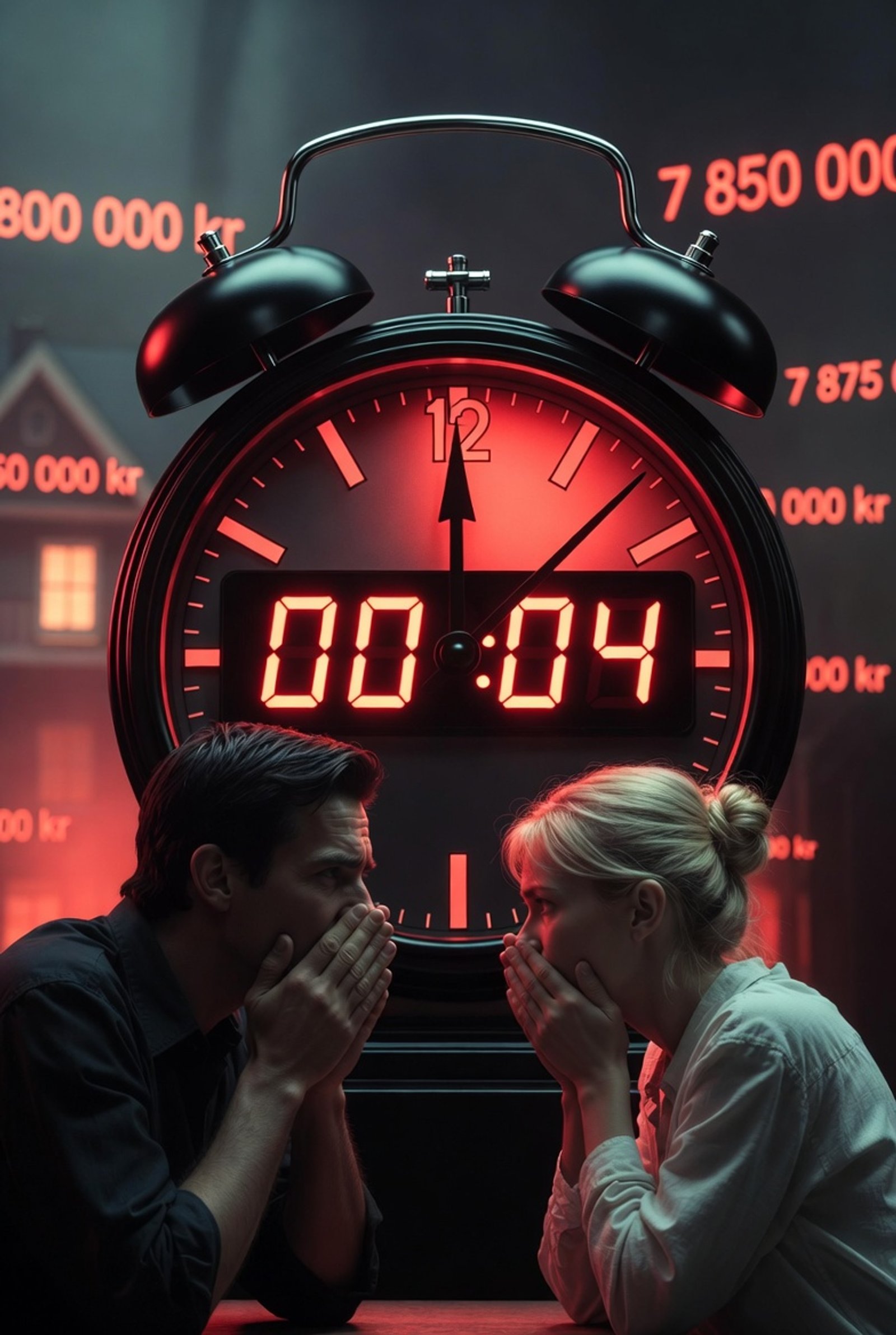 Klocka som symboliserar tidpress vid budgivning