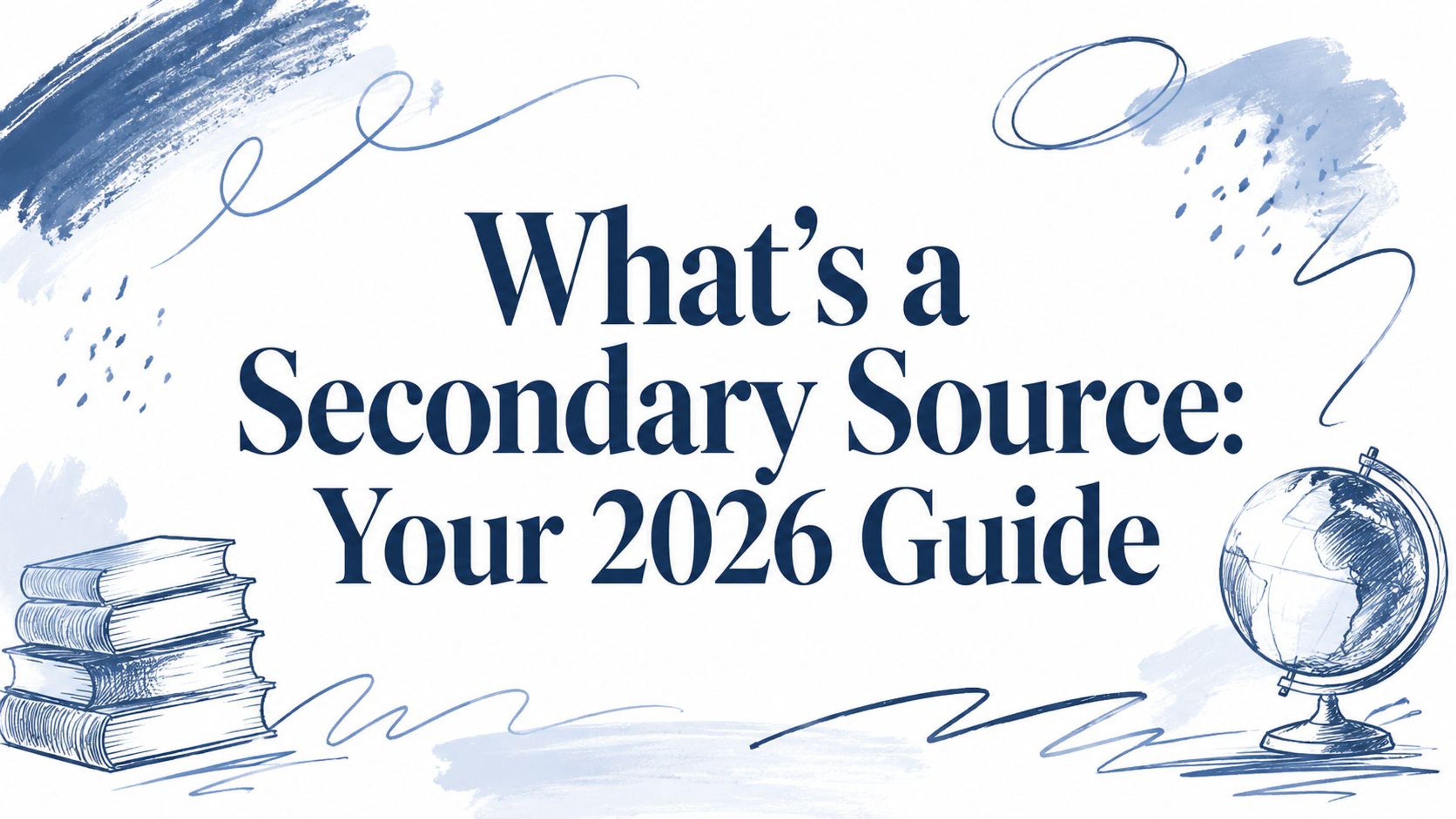 What's a Secondary Source: Your 2026 Guide