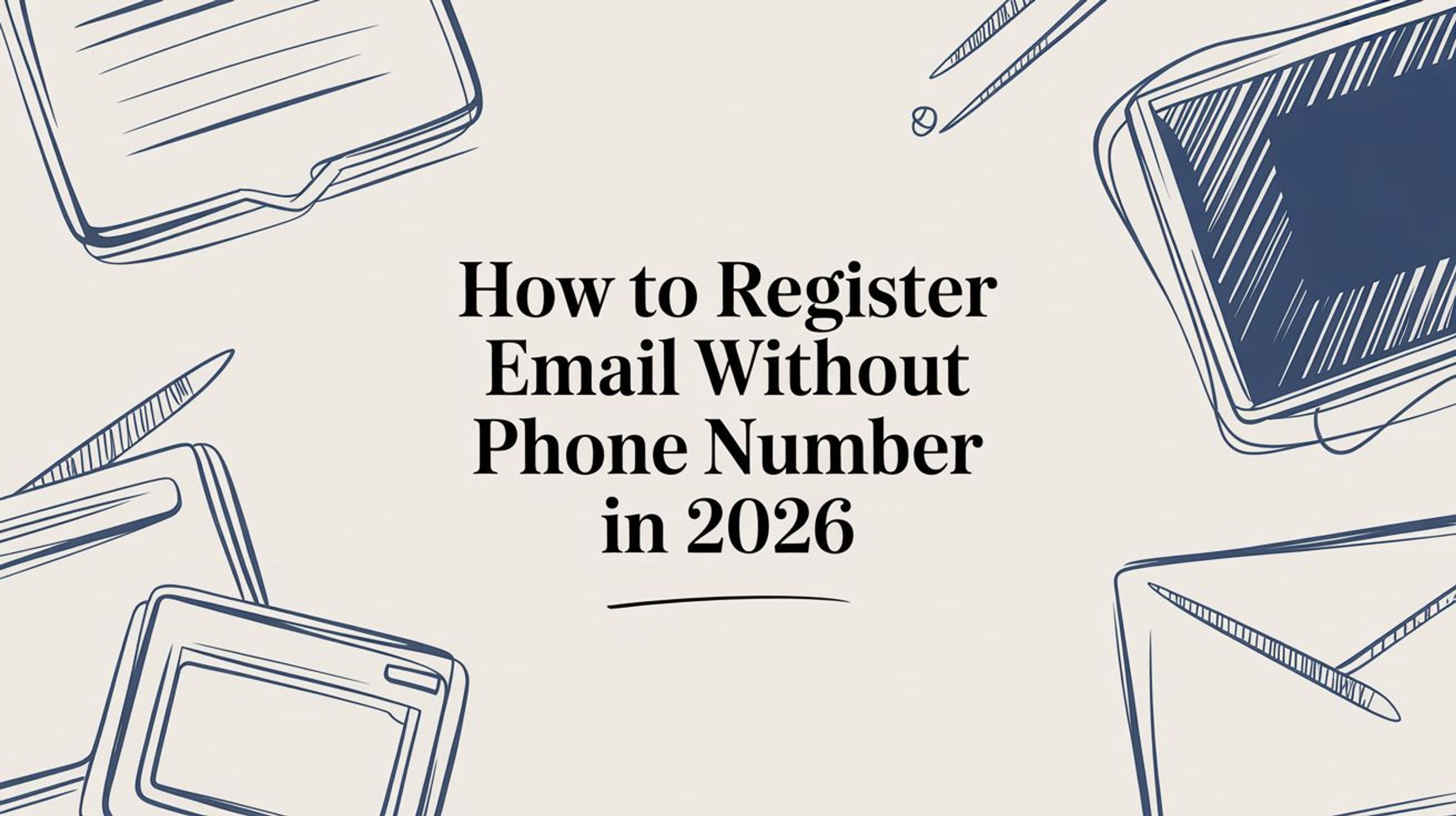 How to Register Email Without Phone Number in 2026