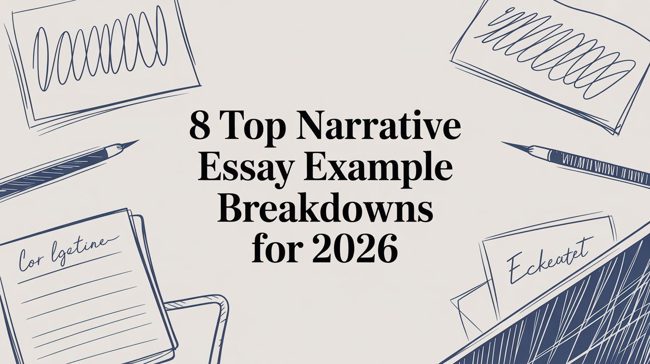 8 Top Narrative Essay Example Breakdowns for 2026