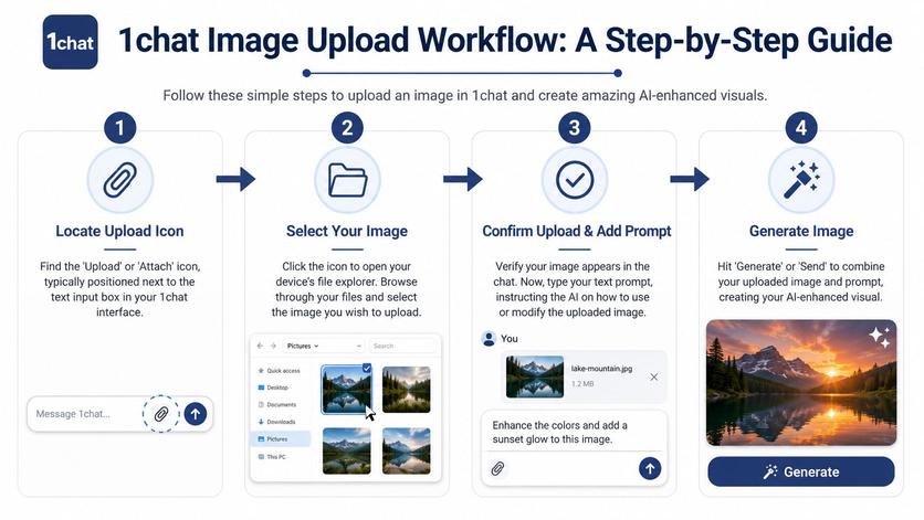 Your Workflow for Uploading Images in 1chat