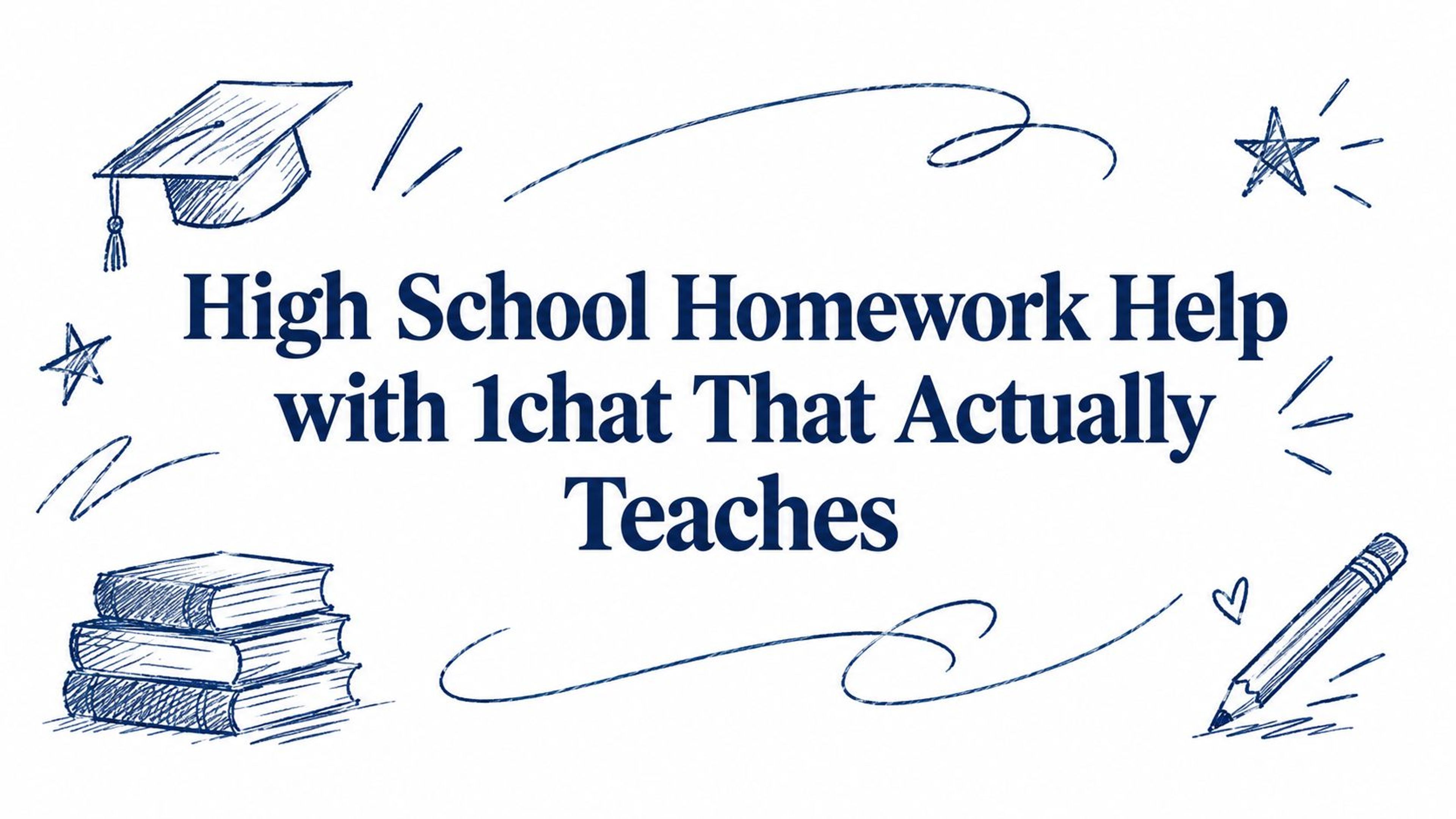 High School Homework Help with 1chat That Actually Teaches
