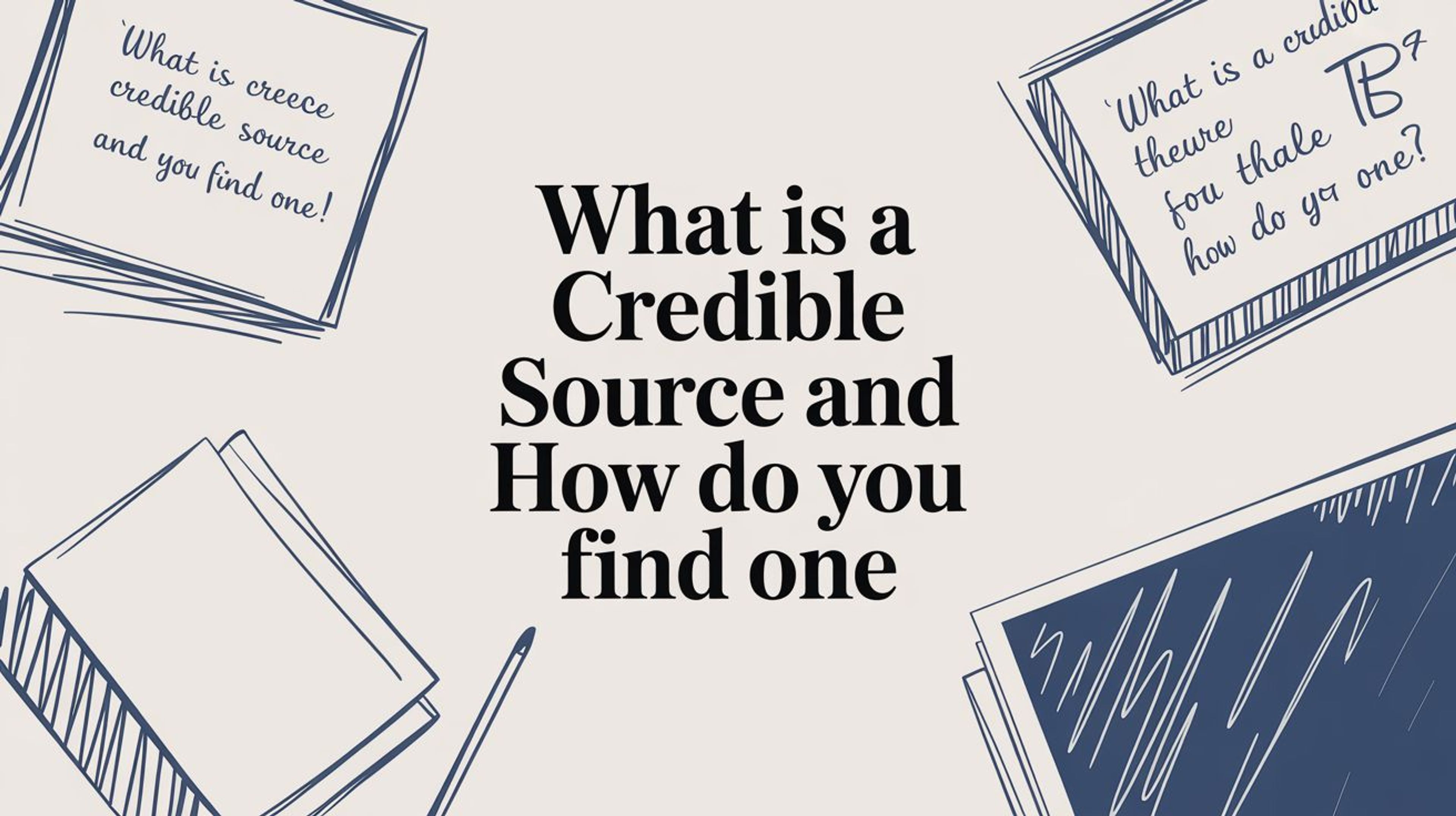 What Is a Credible Source and How Do You Find One