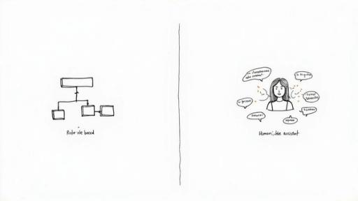 An illustration showing a brain with interconnected nodes, symbolizing the neural network of an AI chatbot.