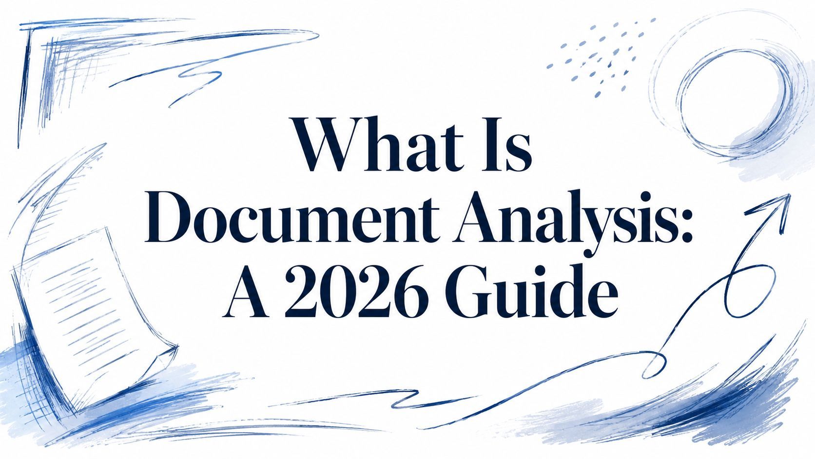 What Is Document Analysis: A 2026 Guide