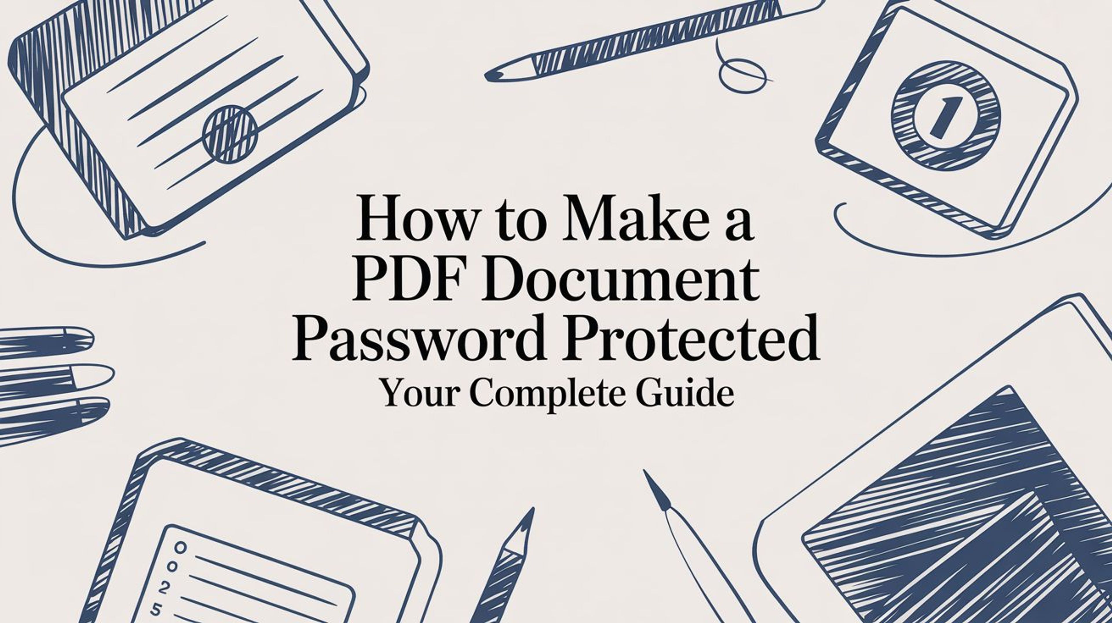 How to Make a PDF Document Password Protected Your Complete Guide