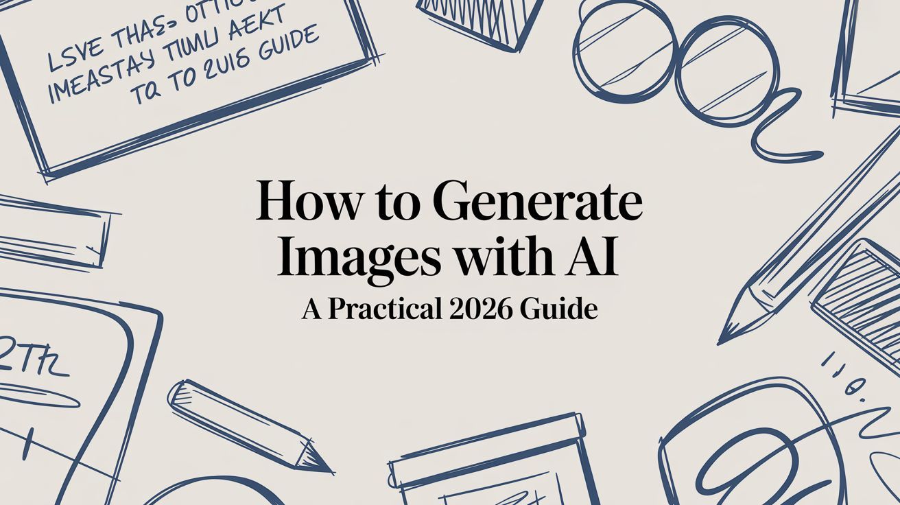 How to Generate Images with AI A Practical 2026 Guide