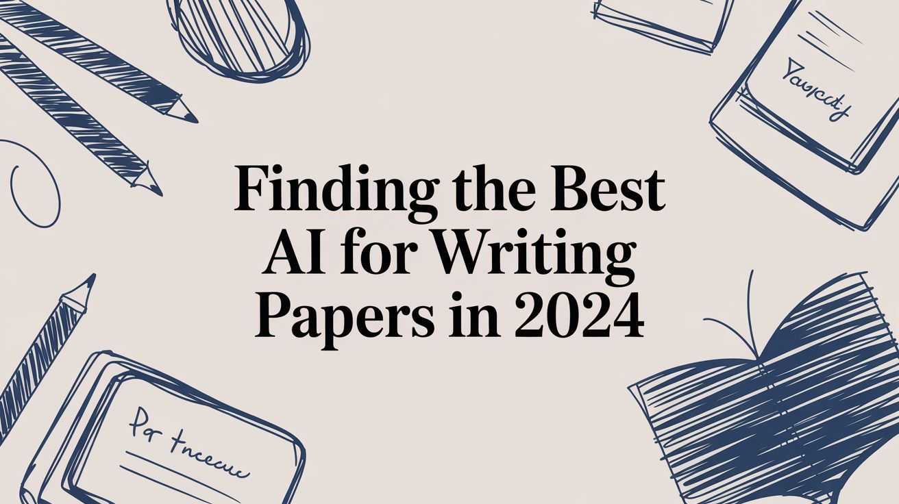 Finding the Best AI for Writing Papers in 2024