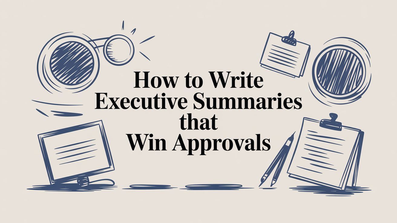 How to Write Executive Summaries That Win Approvals