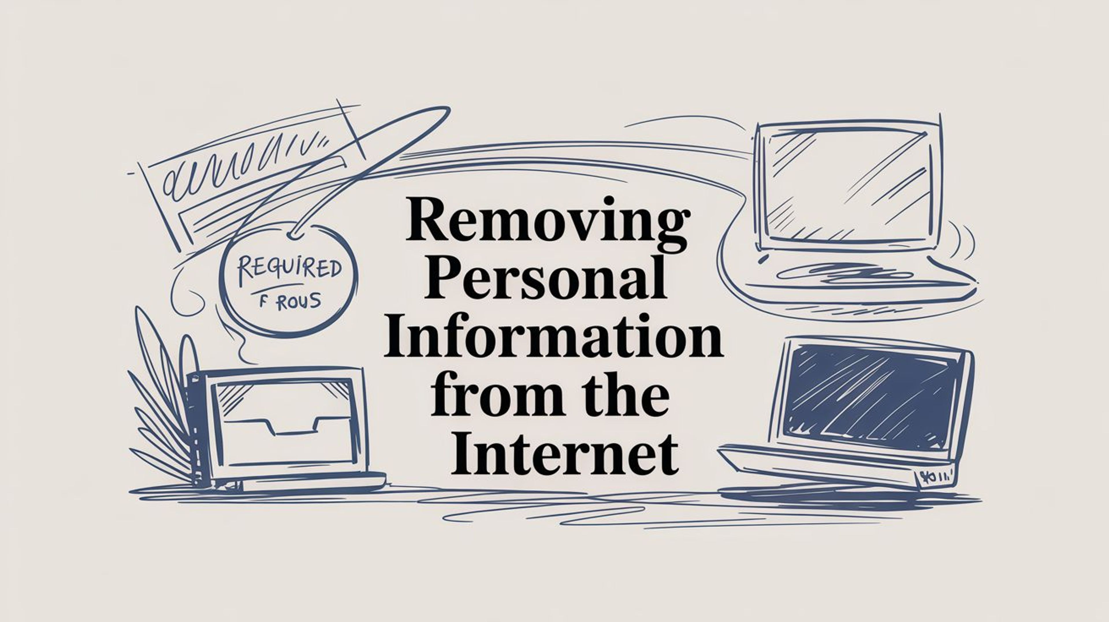 Removing personal information from the internet