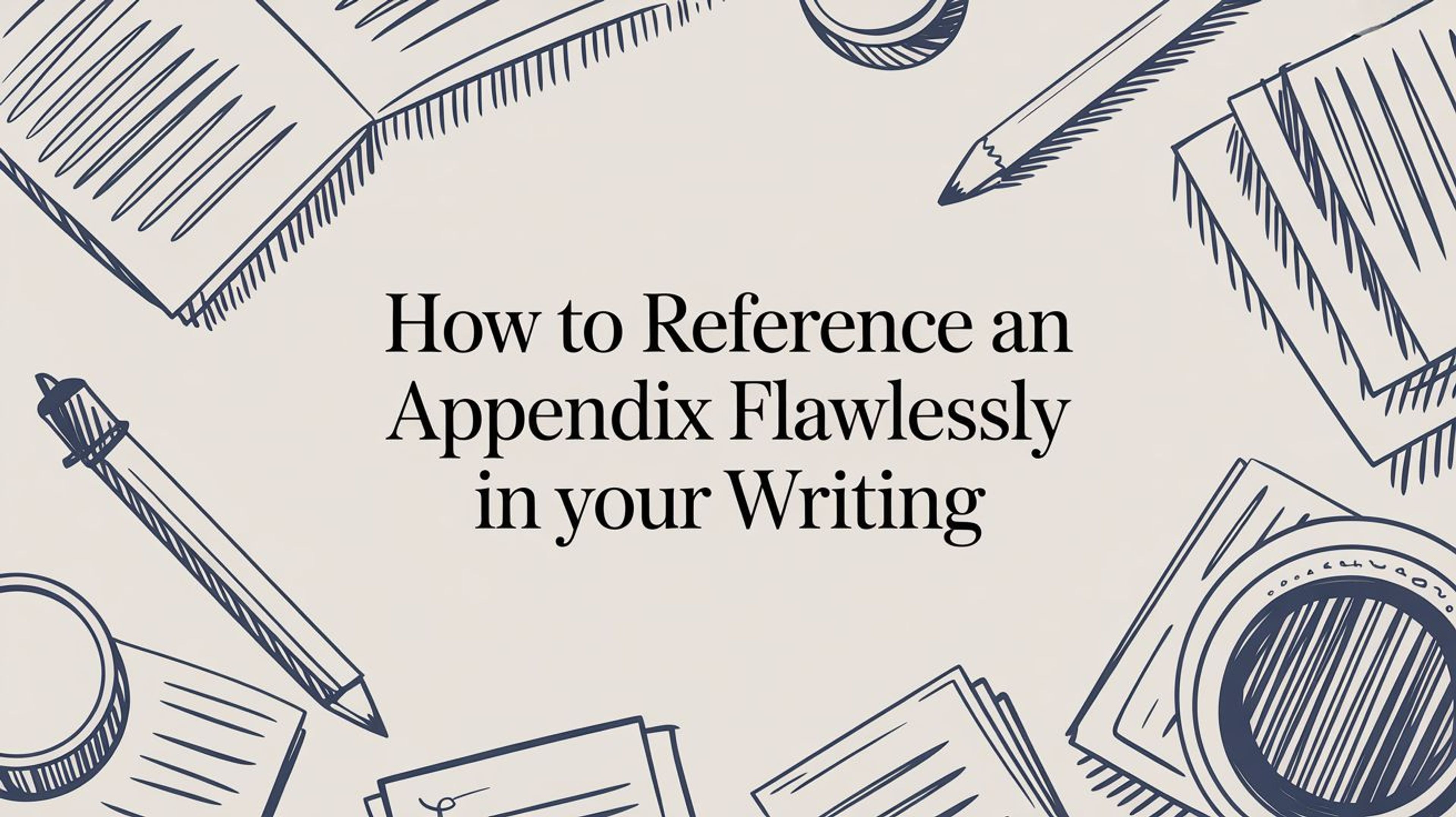 How to Reference an Appendix Flawlessly in Your Writing