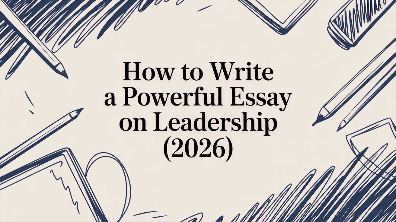 How to Write a Powerful Essay on Leadership (2026)
