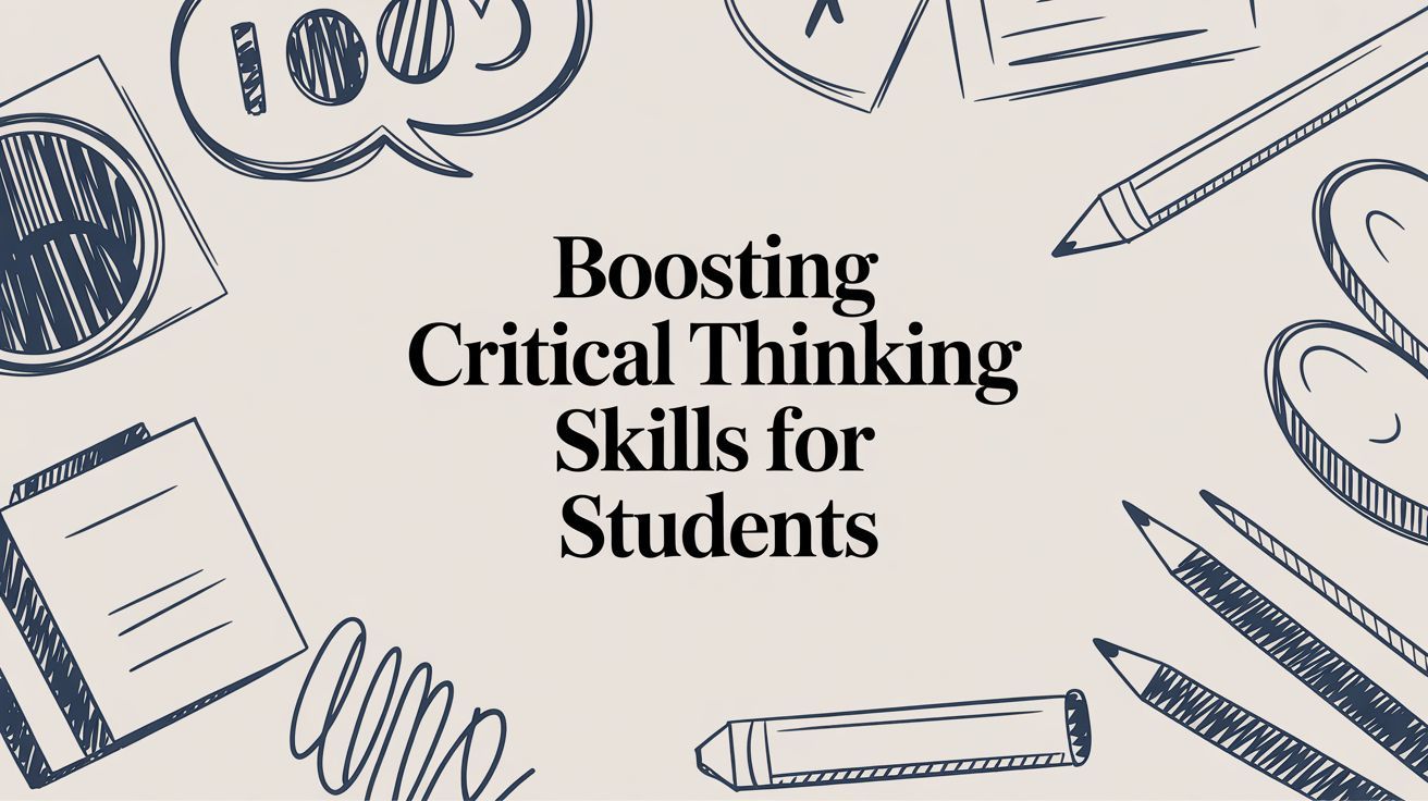Boosting Critical Thinking Skills for Students