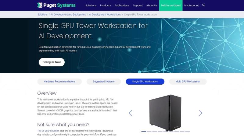 Puget Systems – AI Workstations
