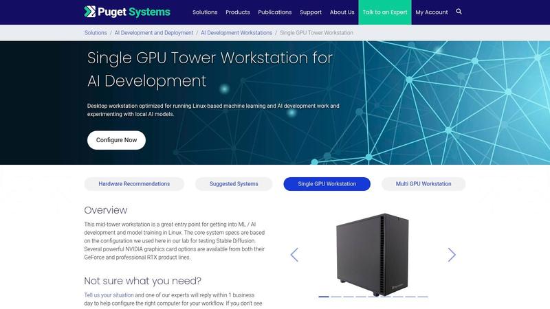 Puget Systems – AI Workstations