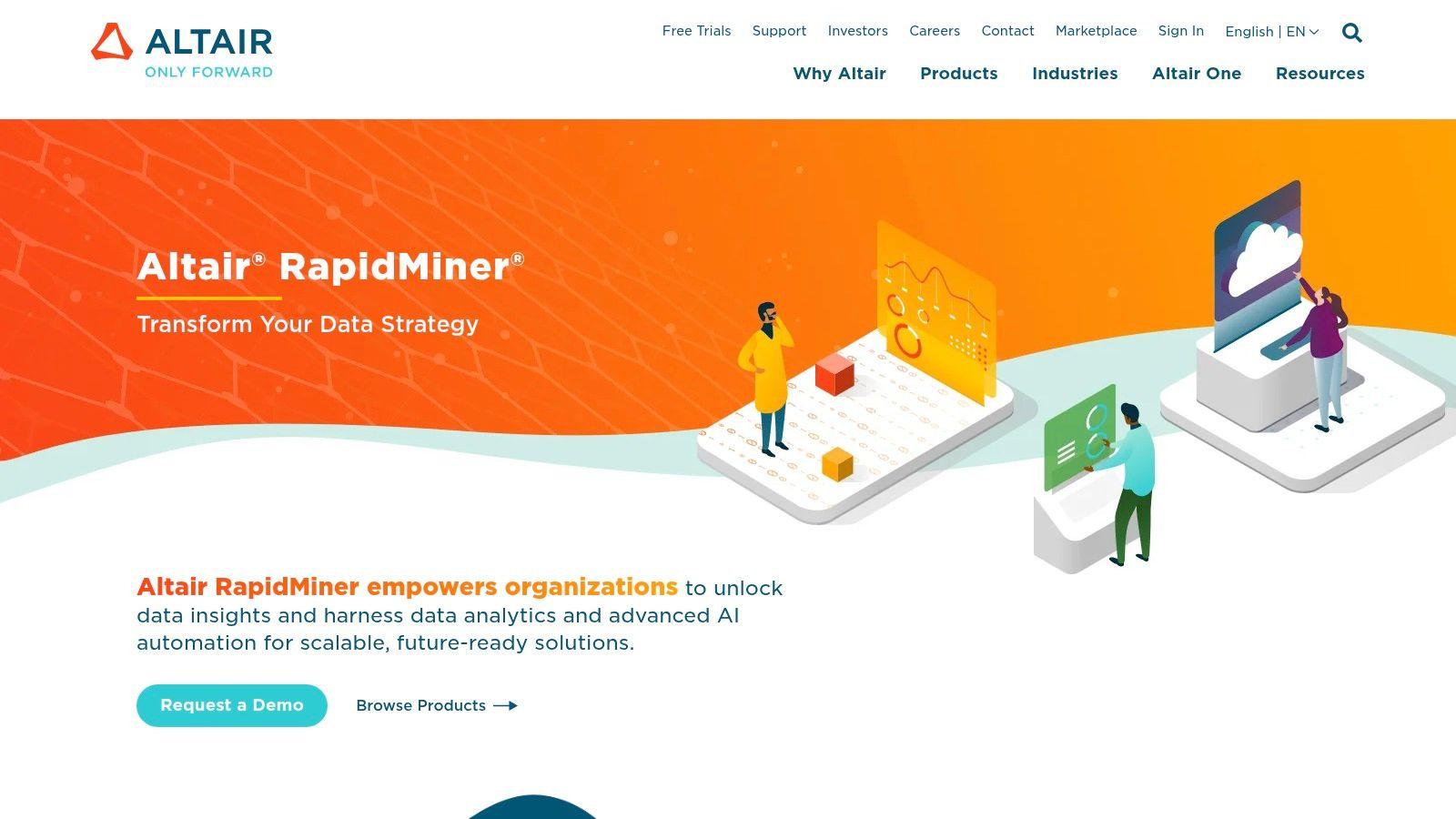 Altair RapidMiner — Converged Data Analytics & AI Platform
