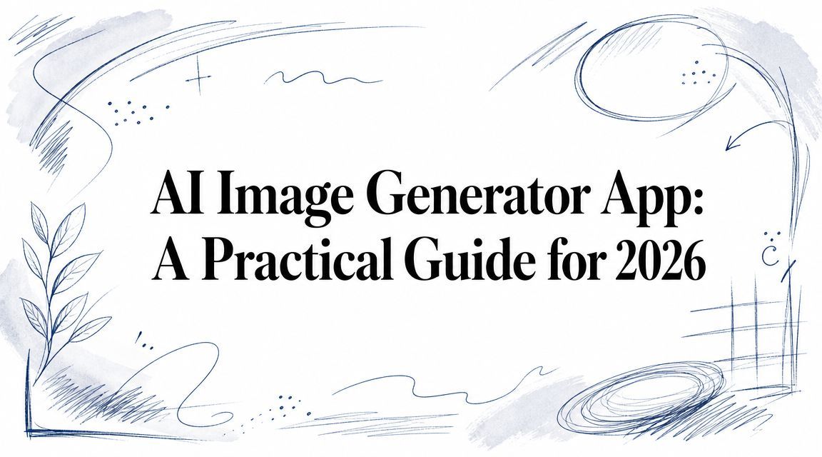 AI Image Generator App: A Practical Guide for 2026