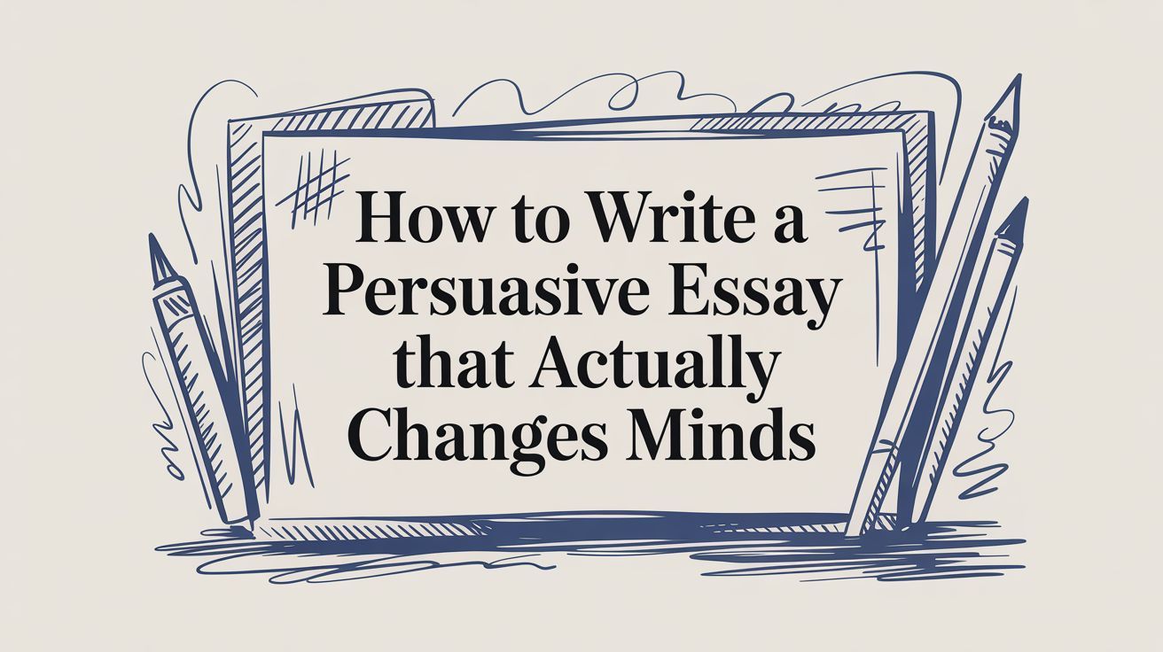 How to Write a Persuasive Essay That Actually Changes Minds