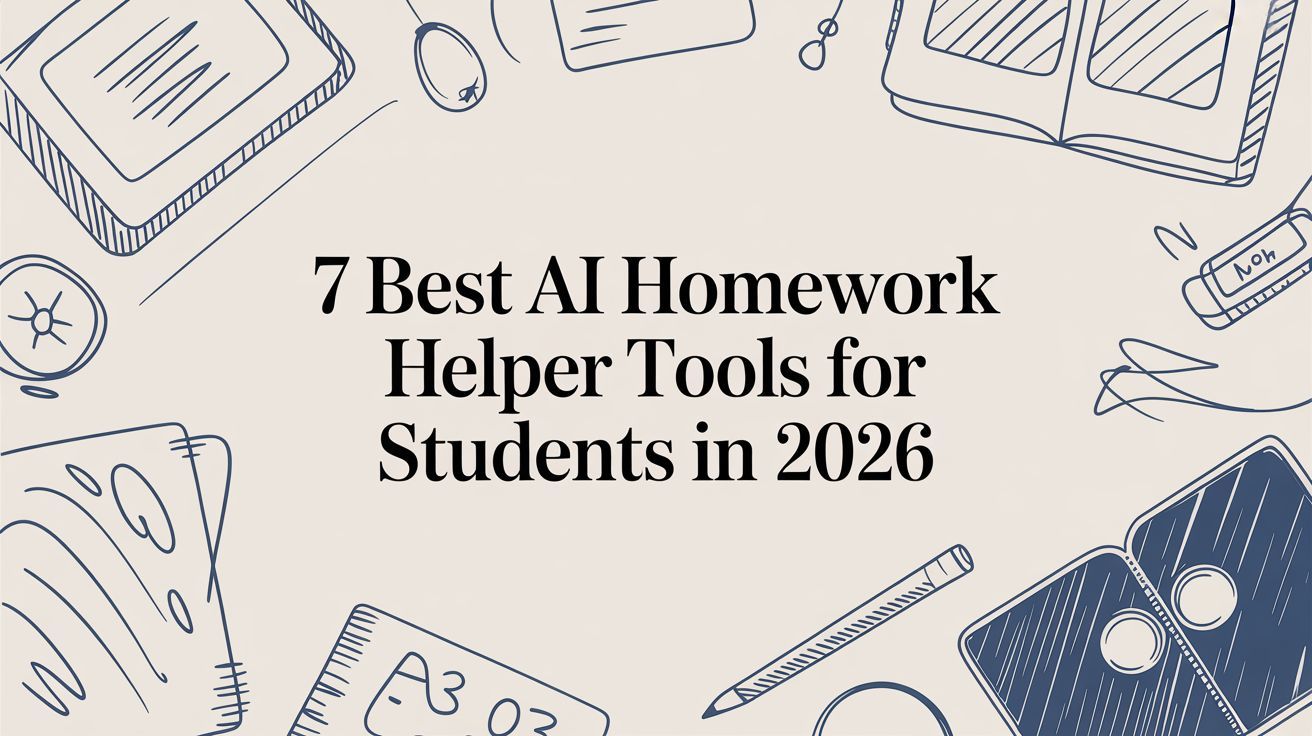 7 Best AI Homework Helper Tools for Students in 2026