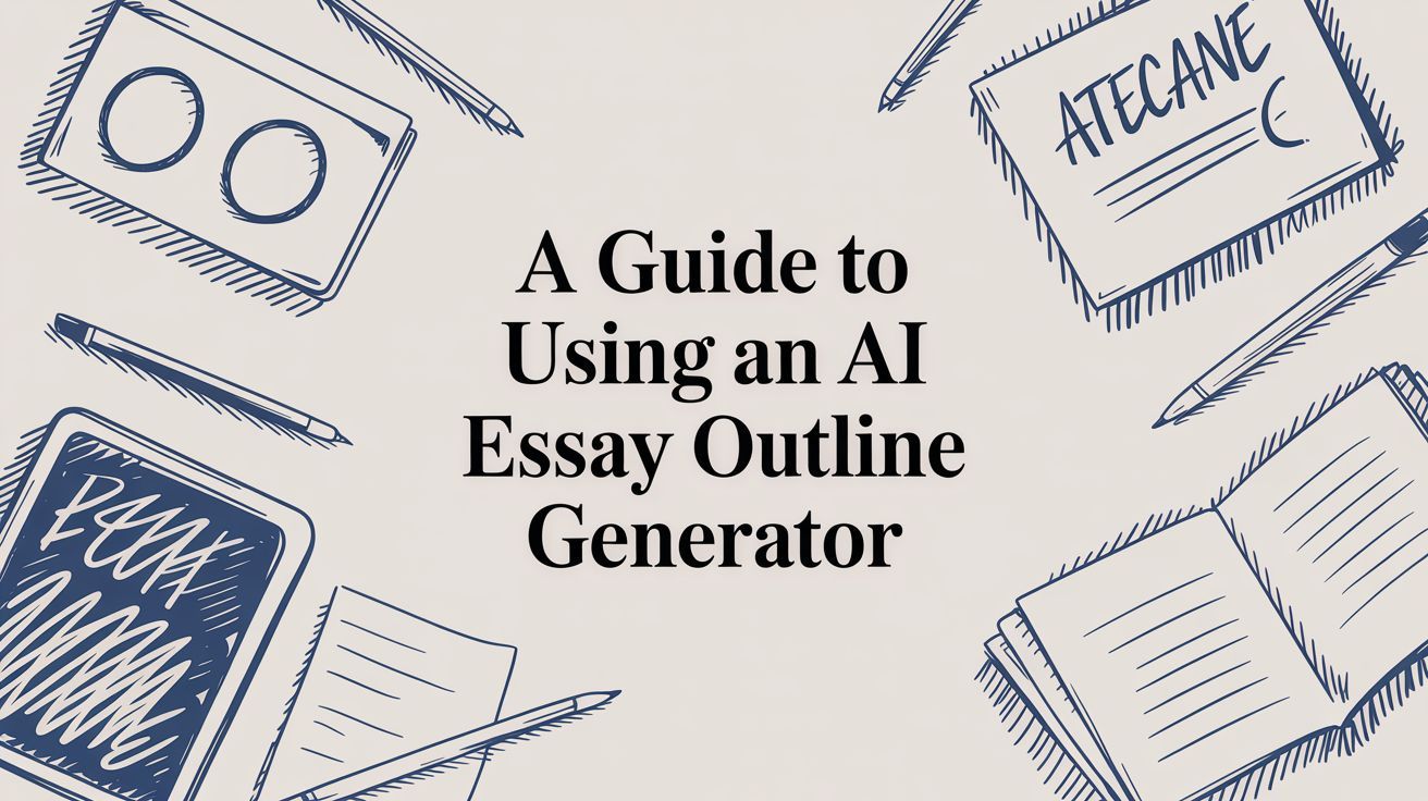 A Guide to Using an AI Essay Outline Generator