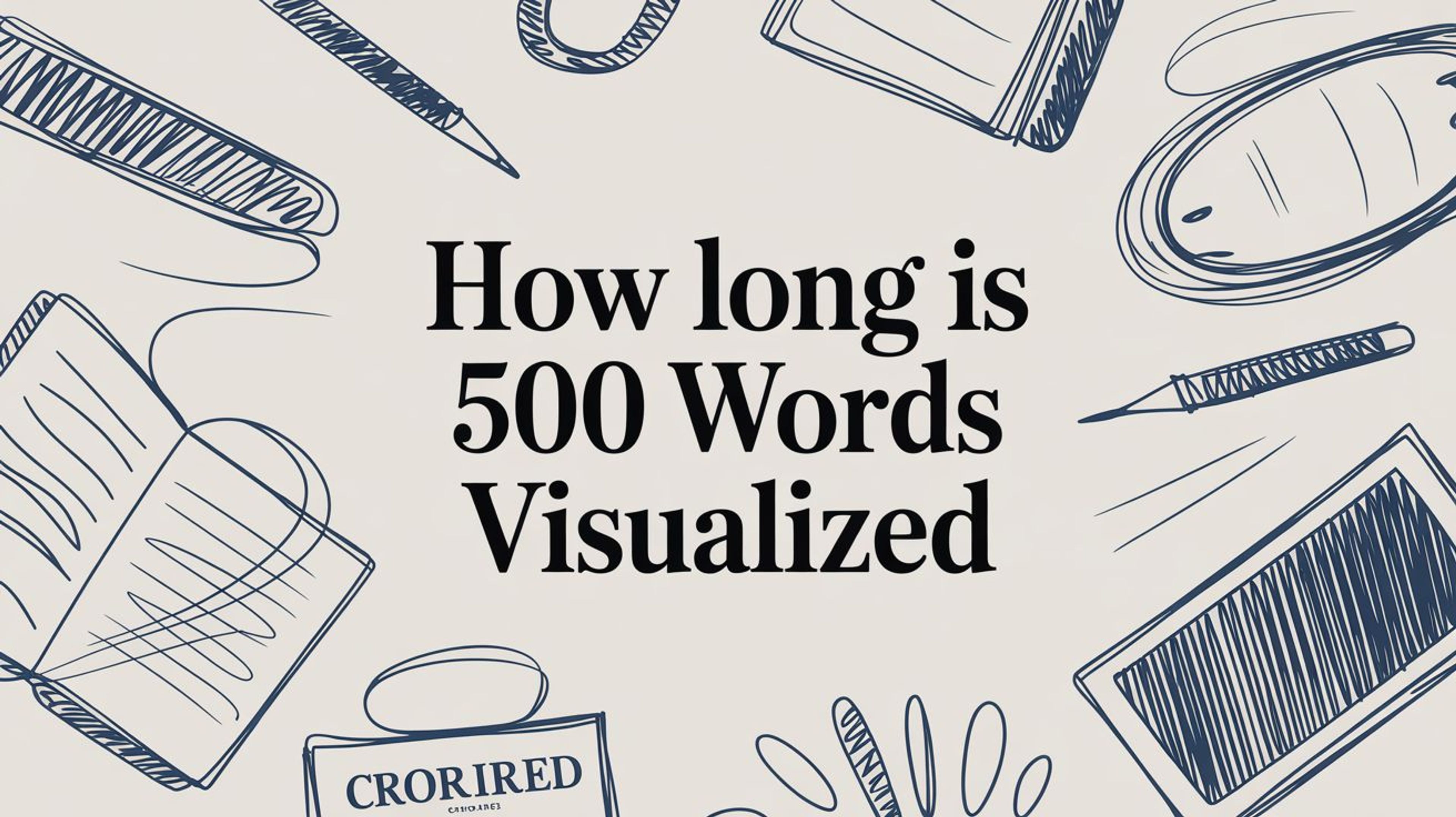 How Long Is 500 Words Visualized