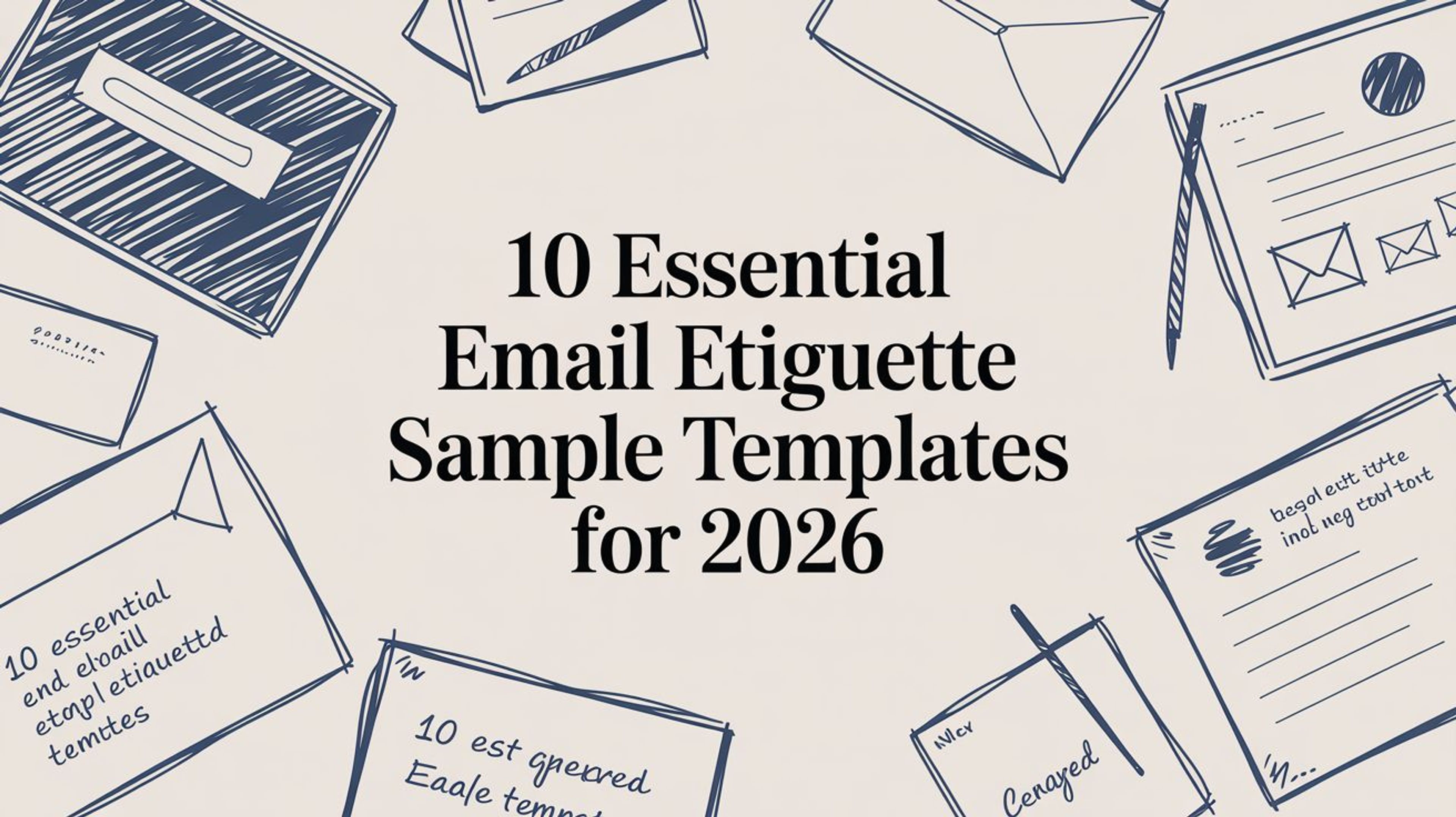 10 Essential Email Etiquette Sample Templates for 2026